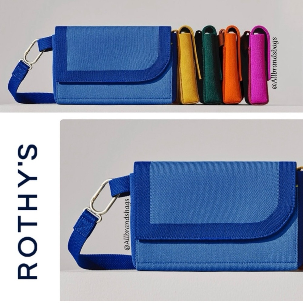 Rothy's Belt Bag with Two-Tone Design | Lazuli Blue
